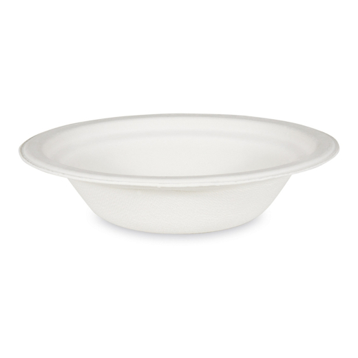 Suppenteller Salatschalen Schale rund Zuckerrohr 300ml Ø15 x 4.5cm, 50 Stk.