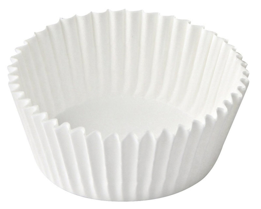 Gebäckkapseln weiß Ø 40 x 24 mm, 1000 Stk.