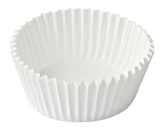 Gebäckkapseln weiß Ø 50 x 32 mm, 1000 Stk.