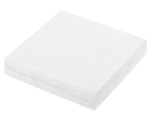 Servietten Prägeservietten 1-lagig, 33 x 33 cm weiß, gute Qualität, 70 Stk.
