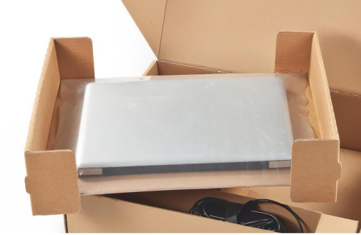 ColomPac Fixtray für 17' Notebook inkl. Versandkarton mit Selbstklebeverschluss & Aufreißfaden braun
