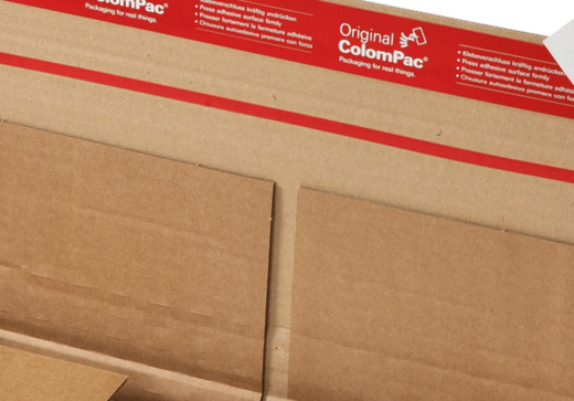 ColomPac Universal-Versandverpackung 280 x 185 x -85mm Extra Stabil mit Selbstklebeverschluss & Aufreißfaden