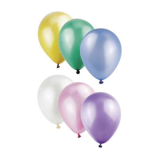 Luftballons 'Perlmutt', bunt, Ø29cm, 50 Stk.