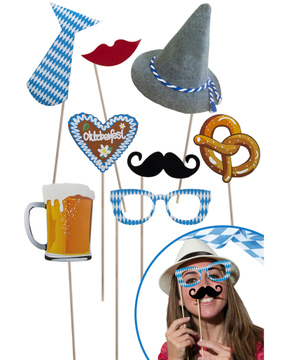 Party Props Set 'Oktoberfest', 8 Stk.