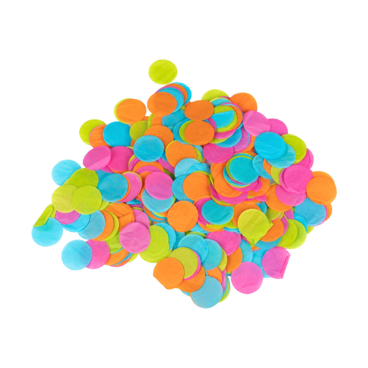 Konfetti, bunt, Ø 2.5 cm, 15 g