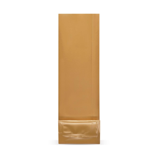 Blockbodenbeutel Gold 55 + 30mm x 175mm 4-lagig, 1000 Stk.