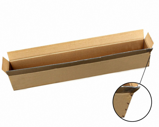 Faltkarton Versandhülsen 1600x150x150mm, 2-wellig braun