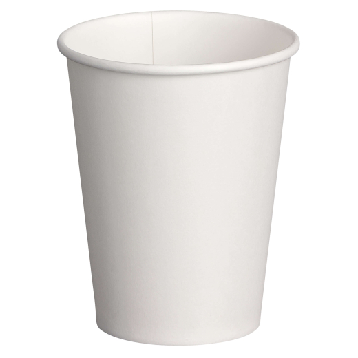 Heiß- und Kaltgetränkebecher weiß, Pappe beschichtet, 8oz., 200 ml, 1000 Stk.
