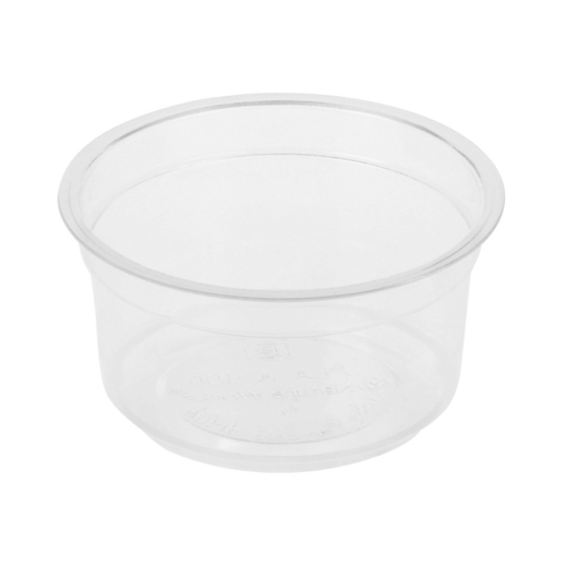 Dressingbecher rund 120 ml Höhe 4,5 cm Ø 76 mm aus PLA 50 Stk.