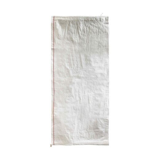 Schwerlastsack Gewebesack Laubsack Styroporsack Lagersack PP mit rotem Streifen 800 x 1800 mm 180g WEISS