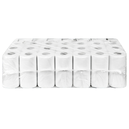 Ecoline Toilettenpapier 3-lagig aus Zellstoff 250 Blatt 9,6x11 cm, 56 Rollen
