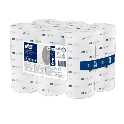 Tork OptiServe® Toilettenpapier Premium T7 3-lagig 18 Rollen je 550 Blatt, weiß
