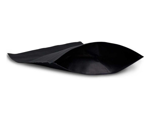 Standbodenbeutel Kraftpapier schwarz, 85x145x50mm, 100ml, 1000 Stk.
