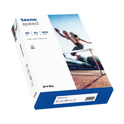 TECNO SPEED Office Kopierpapier Druckpapier DIN A4, 80 g/m², 500 Blatt