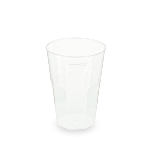 Mehrwegbecher Pfandbecher Cocktail transparent stabil+ PP 0,2L Ø 70mm, 12 Stk.
