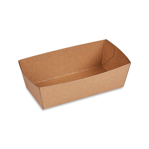 Snackschalen kraft braun mit Fettbarriere 10x6x4cm 250ml, 250 Stk.