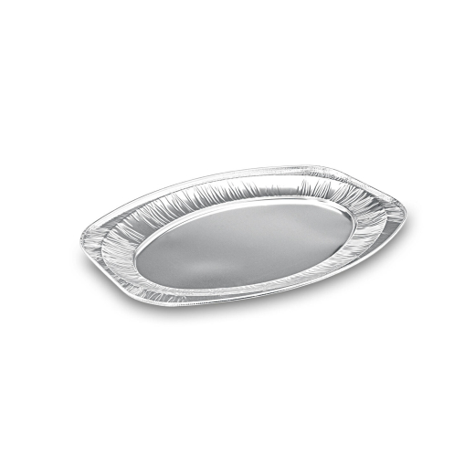 Alu-Catering-Platten Aluminium-Partyplatten Servierplatten 43 x 29 cm, 10 Stk.