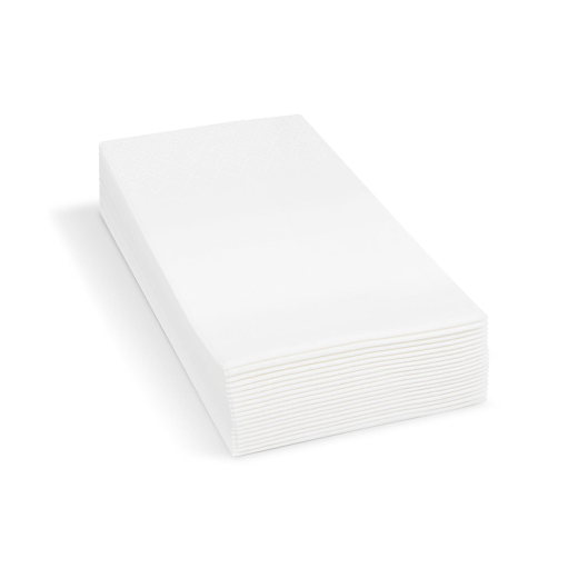 Servietten 33 x 33 cm 1/8 -Kopffalz 3-lagig weiß, 250 Stk.
