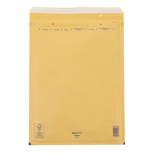 AROFOL CLASSIC Luftpolstertasche 9/J-19, 300x445mm, für A3, braun
