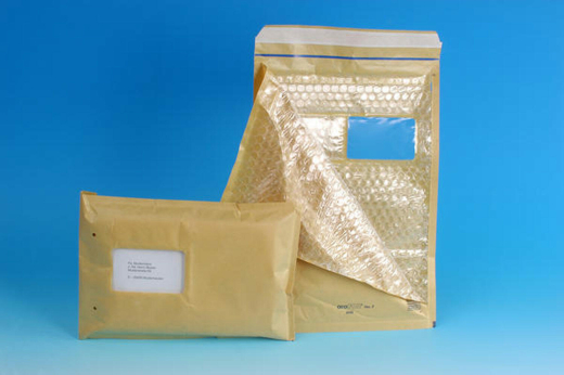 AROFOL WIN Luftpolstertasche 4/D-14, 180x265mm, mit Fenster, für B5, braun