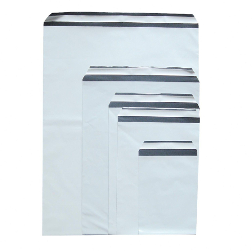 Folienversandtaschen COEX Adhäsionsverschluss 250x350+50mm, 50my, B4, 100 Stk.