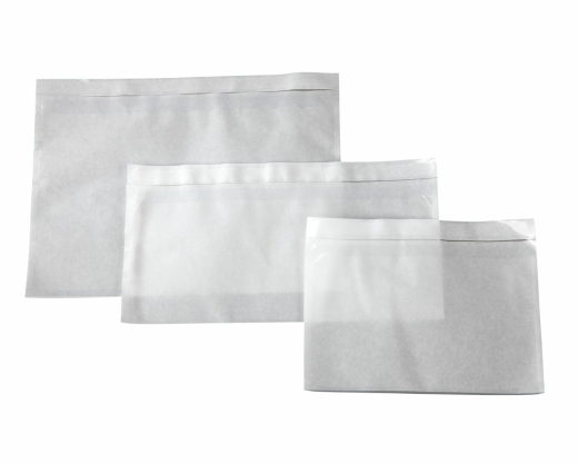 DOCUFIX Dokumententaschen *transparent ohne Druck* DIN Lang 240x115mm, 250 Stk.