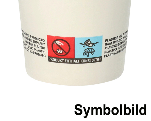 Heißgetränkebecher CoffeeToGo weiß 200ml, 50 Stk.