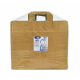 Papiertragetaschen 33 x 32 x 21 cm mit EAN-Code braun, 50 Stk.