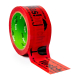 Warnband Klebeband 48mmx66m activaTape Low Noise rot mit Aufdruck Vorsicht Glas