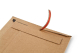 ColomPac Robuste Versandverpackung 371 x 304 x -90mm mit Sicherungslaschen, Selbstklebeverschluss & Aufreißfaden braun