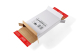 ColomPac Versandkarton Kurierpaket 250 x 353 x 20mm Selbstklebeverschluss & Aufreißfaden weiß
