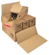 ColomPac Flaschenversandkarton für 1 Flasche 362 x 115 x 115mm mit DHL Zertifizierung braun