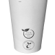 Kaffeebecher 'Coffee To Go' Pappbecher 100% ohne Kunststoff weiß 200ml, 50 Stk.