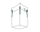 Big Bag 100x100x200cm mit Schürze SWL 1.250kg