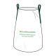 KMF Entsorgungssack 140x220cm mit Bindeband und Hebeschlaufen