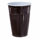 Automatenbecher Thermobecher Heißgetränkebecher braun/weiß, 180ml, 100 Stk.