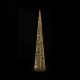 Weihnachtsbaum Pyramide aus Metall/PET, mit LED, warmweiß, 180cm, 1 Stk.