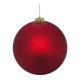 Weihnachtskugeln Christbaumkugeln XL aus Kunststoff rot matt, Ø20cm, 1 Stk.