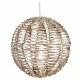 Kugel aus Metall/PET gold, mit LED, warmweiß, Ø40cm