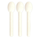 Löffel aus Bagasse, naturweiß, 15.5cm, 100Stk.