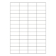 Etiketten Labels selbstklebend weiß 52.5 x 21.2mm auf DIN A4, 5600 Stk.