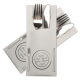 Pochetto Bestecktaschen 200x85mm Aufdruck 'Guten Appetit' , 520 Stk.