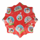 Gebäckschalen Plätzchenschalen für Weihnachtsgebäck Pappe Ø 28 cm verschiedene Motive, 2 Stk