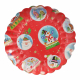 Gebäckschalen Plätzchenschalen für Weihnachtsgebäck Pappe Ø 23 cm verschiedene Motive, 2 Stk