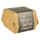 PAPSTAR 'pure' Burgerboxen aus Pappe FSC® 10 x 10 cm 'Good Food' klein, 50 Stk.