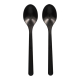 Suppenlöffel Esslöffel Mehrweg 185 mm PP extra stabil schwarz, 50 Stk.