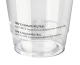 Trinkbecher 500ml + Domdeckel mit Rundloch aus PLA 50 Stk.