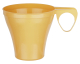Premium Espressotasse Henkeltasse Kaffeetasse 8cl | 80ml beige PS, 40 Stk.