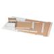 Universalverpackung 217x155mm bis 60mm Höhe Selbstklebeverschluss Aufreißfaden A5 weiß