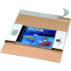 Media-Pac für 1-3 CDs oder 1-2 DVDs in weiß 192x145mm